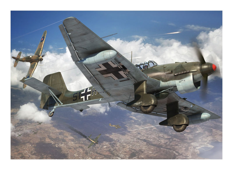 Airfix Junkers JU87R-2 Stuka 1000 Piece Jigsaw Puzzle - Image