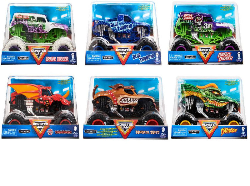 Monster Jam Die-Cast Vehicle 1:24 Scale Assorted - Image