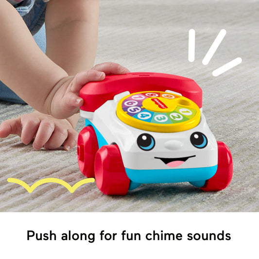 Fisher-Price Chatter Telephone Vehicle Push-Along Toy - Image