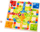 Wooden 2-in-1 Ludo And Snakes & Ladders