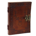 Leather Stag Notebook (6x8"), side angle