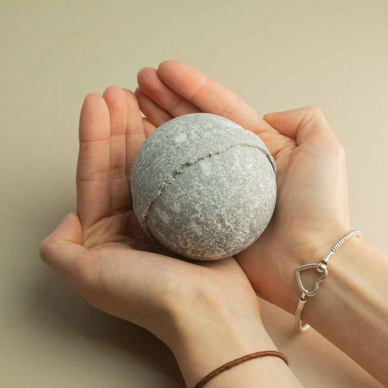 Elemental Crystal Bath Bomb - Air, rear view