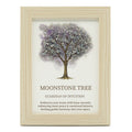 Gemstone Picture - Tree of Life - Moonstone  (20x14.7x1cm), side angle