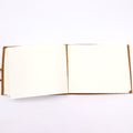 Leather Sketchbook Golden Tree - 144 pages -  18x23cm, side angle