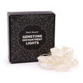 Gemstone Enchantment Lights - Rock Quartz, close-up detail