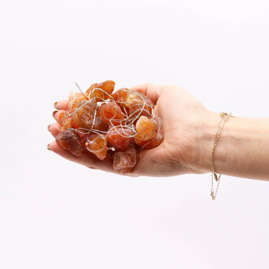 Gemstone Enchantment Lights - Orange Jade, alternate view