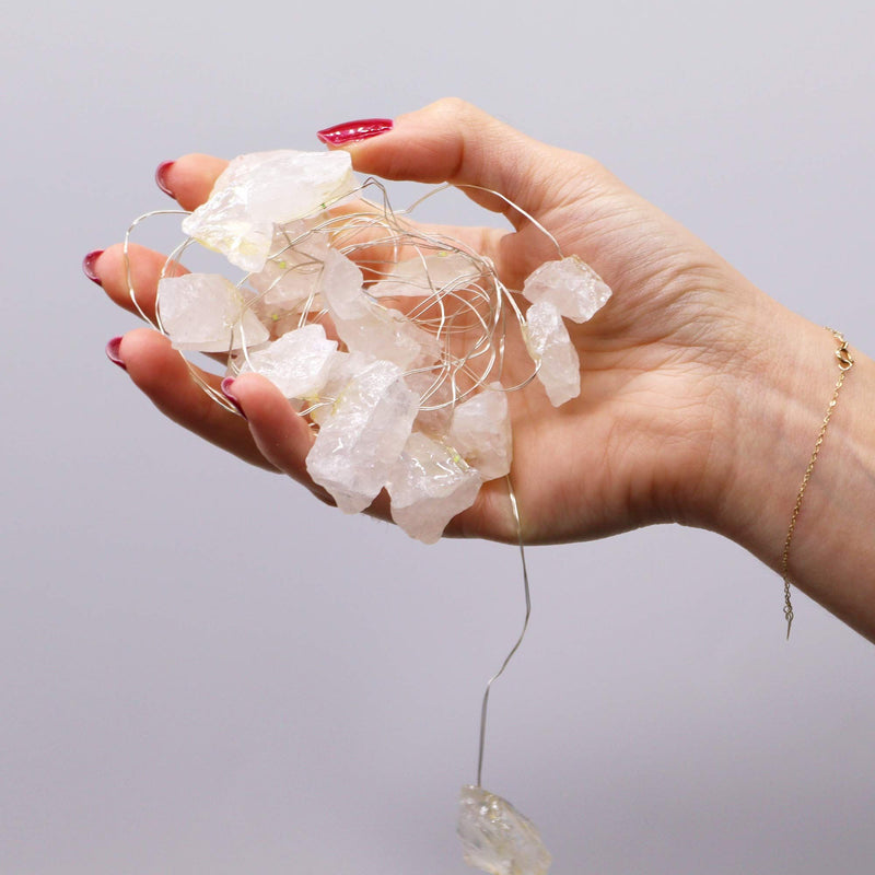 Gemstone Enchantment Lights - Rock Quartz, side angle