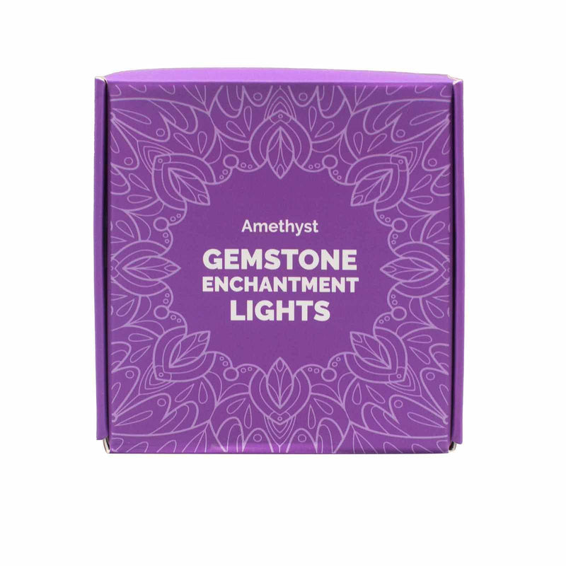 Gemstone Enchantment Lights - Amethyst, close-up detail