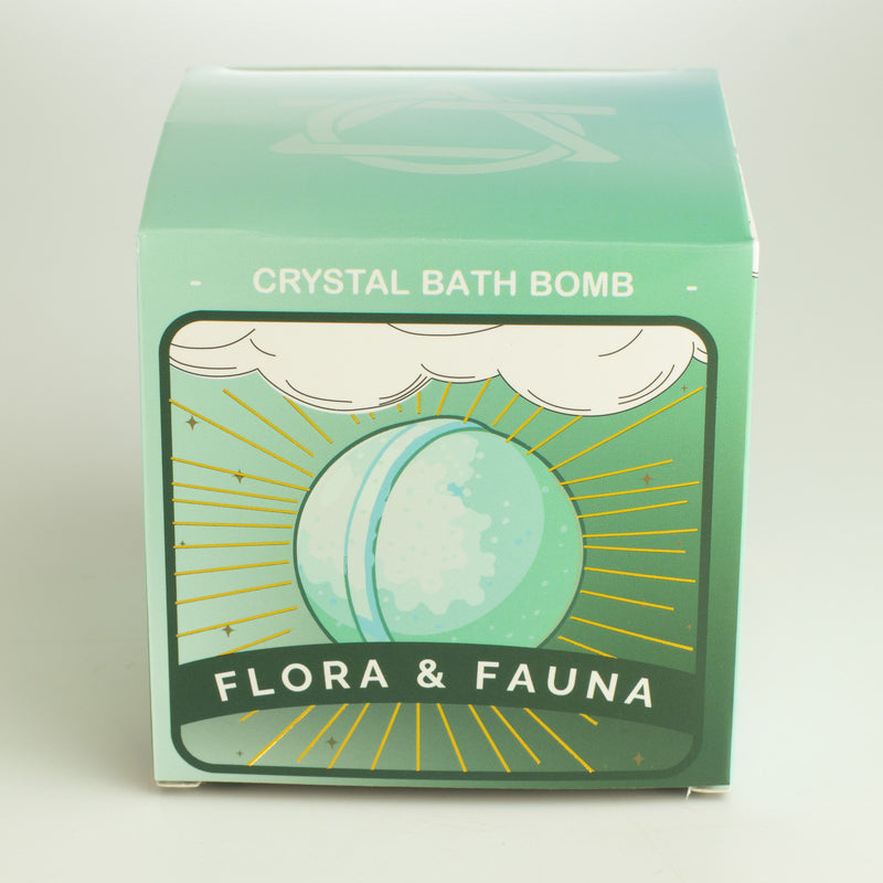 Elemental Crystal Bath Bomb - Earth, packaging shot
