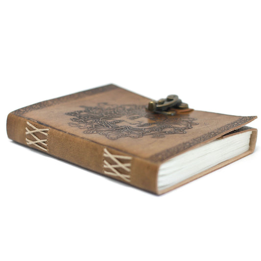 Leather Greenman Notebook (6x8"), alternate view