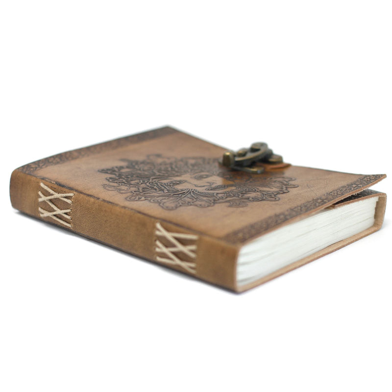 Leather Greenman Notebook (6x8"), alternate view