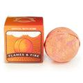 Elemental Crystal Bath Bomb - Fire, close-up detail