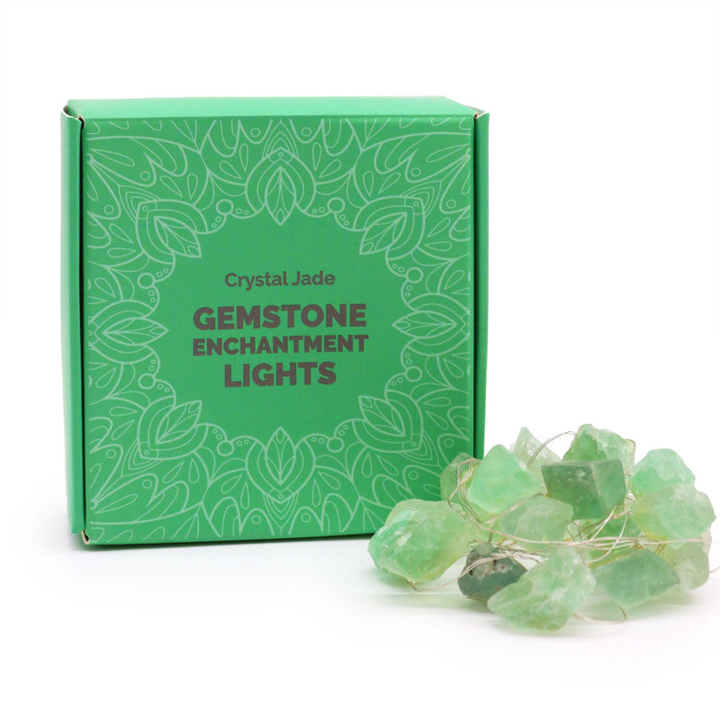 Gemstone Enchantment Lights - Crystal Jade, close-up detail