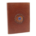 Leather Lapis Notebook (7x5"), side angle