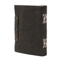 Leather Black Confessions with Lock Notebook (7x5"), packaging shot