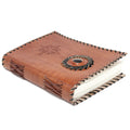 Leather Black onyx & Compas Notebook (7x5"), alternate view