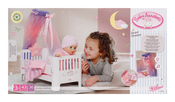 Baby Annabell Sweet Dreams Bed