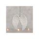 Double Glitter Angel Wing Hanging Decoration