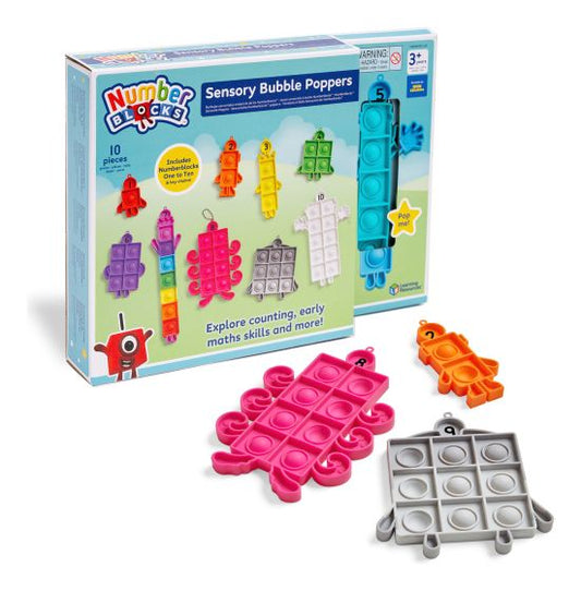 Numberblocks Sensory Bubble Poppers