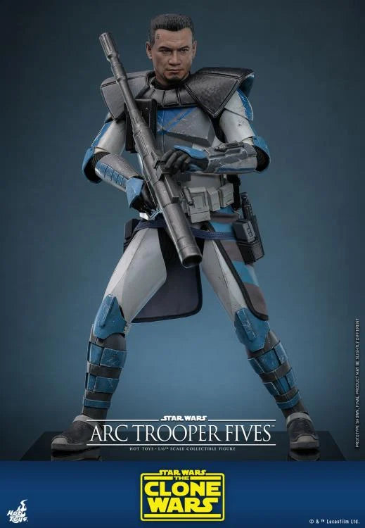 Hot Toys Star Wars The Clone Wars Arc Trooper Fives 1/6th Scale Figure