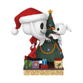 Nightmare Before Christmas 30th Anniversary - Jack & Zero With Tree Funko Pop! Deluxe Vinyl Figure