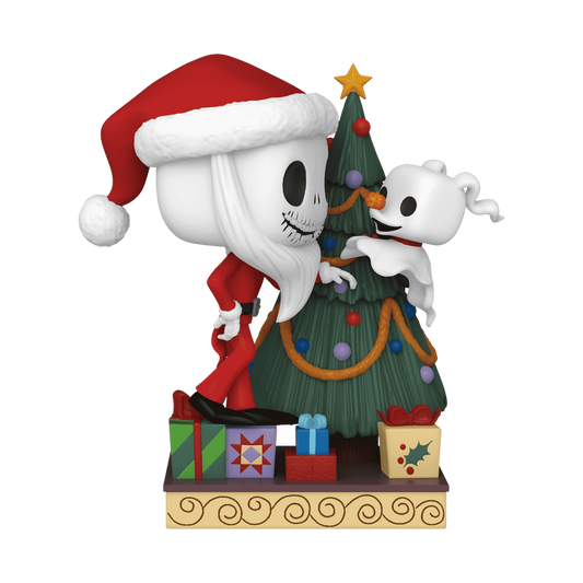 Nightmare Before Christmas 30th Anniversary - Jack & Zero With Tree Funko Pop! Deluxe Vinyl Figure