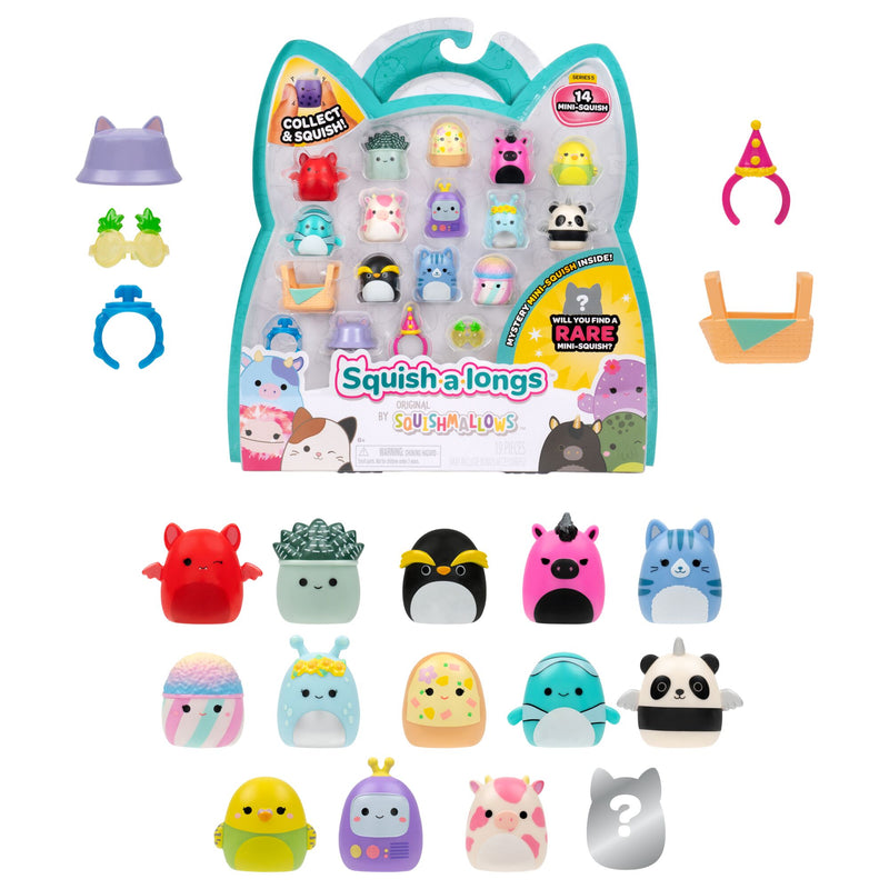 Squishalongs - 14 Pack (Style 1) W5