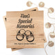 Personalised Baby Shoes Oak Photo Keepsake Box