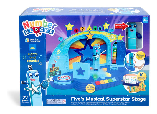 Numberblocks Five's Musical Superstar Stage, alternate view