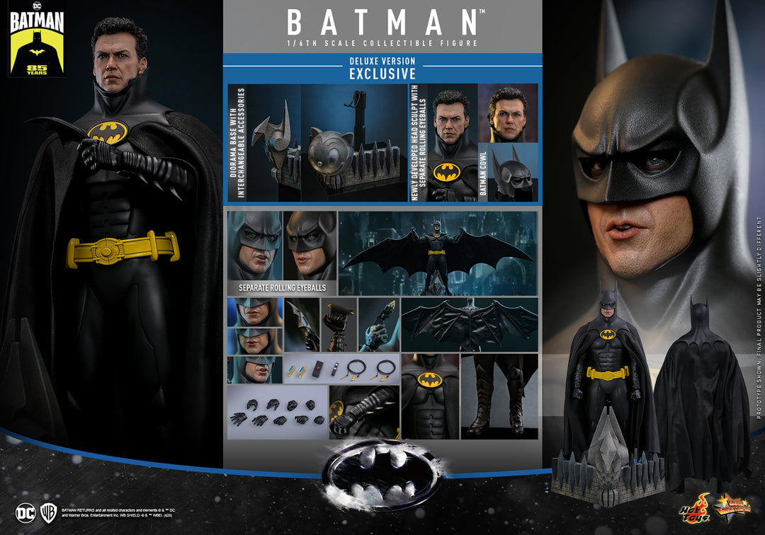 Hot Toys Batman Returns Batman Deluxe 1/6th Scale Figure