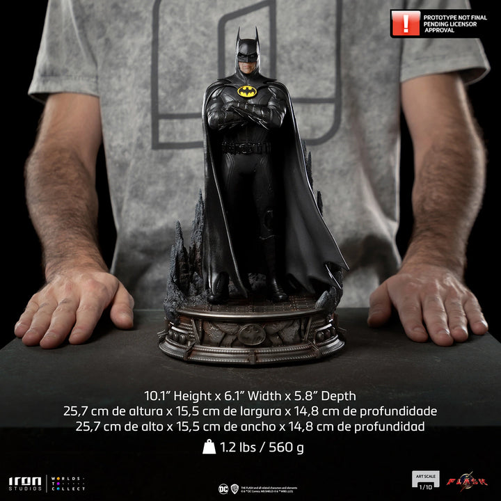 Iron Studios The Flash Movie Michael Keaton Batman 1/10 Art Scale Limited Edition Statue