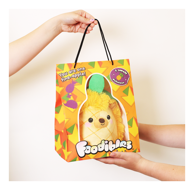 Foodibles Series 1 Large Scented Plush: Pineapple Hedgehog