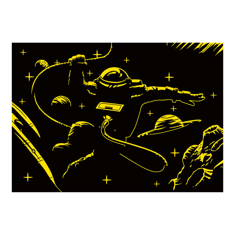 Outer Space Adventure 200 Piece Starline Glow in the Dark Puzzle