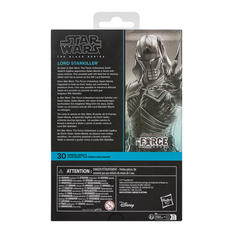 Star Wars The Black Series Lord Starkiller (Case of 6)