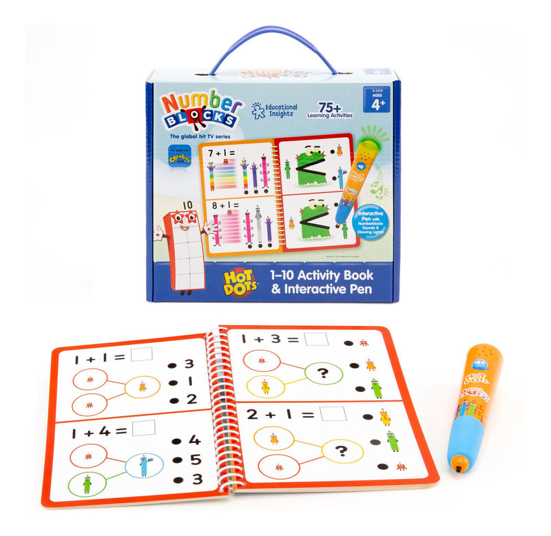 Numberblocks 1-10 Activity Book & Interactive Pen - Image