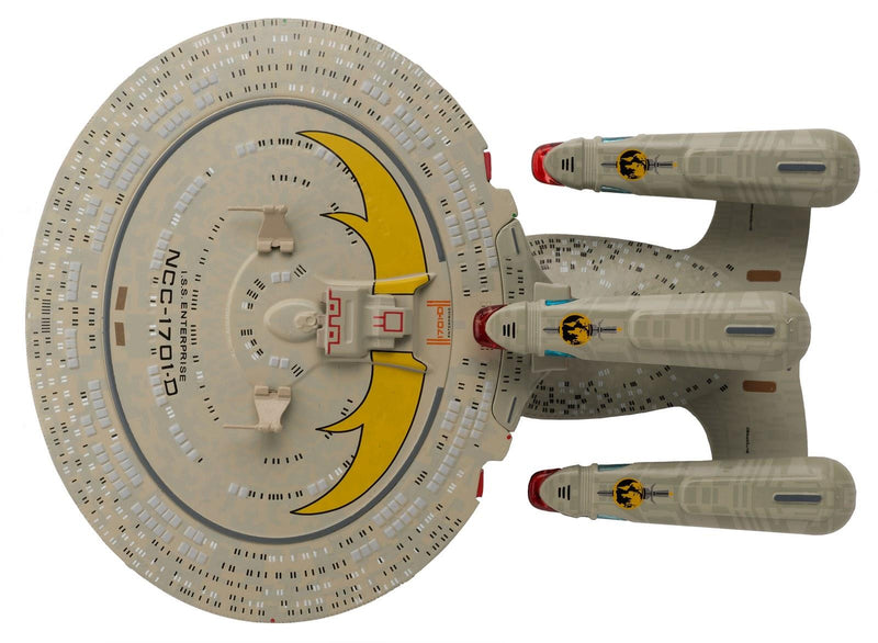 I.S.S. Enterprise-D NCC-1701-D Mirror Universe (Paint Variant) Model Diecast Ship BONUS ISSUE (Eaglemoss / S, close-up detail