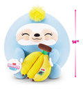 Snackles 14in Plush - Sloth & Dole (Banana) - Image