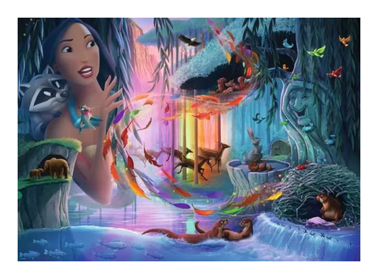 Disney Castle Collection: Pocahontas 1000 Piece Jigsaw Puzzle - Image