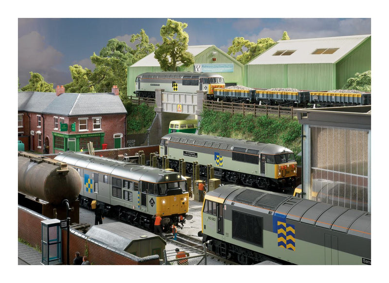 Hornby Diesel Depot 1000 Piece Jigsaw Puzzle - Image
