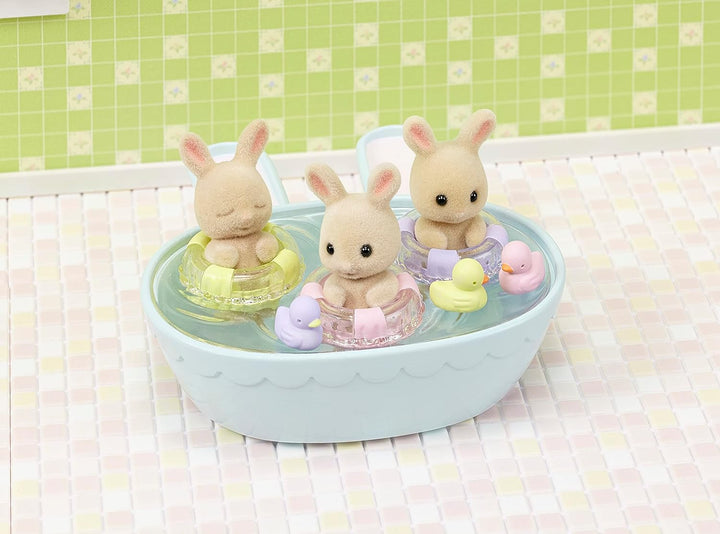 Sylvanian Families Triplets Baby Bathtime Set