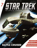 Klingon Battle Cruiser (K't'inga class) Ship Model Die Cast Starship STDC07 (Eaglemoss / Star Trek), side angle