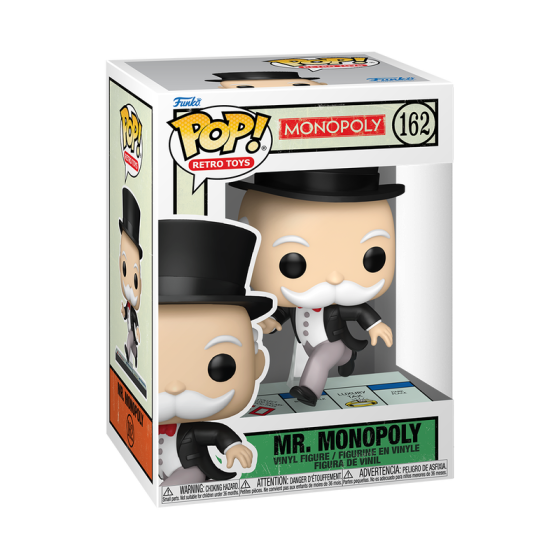 Pop! Vinyl Monopoly Mr Monopoly (Pass Go)