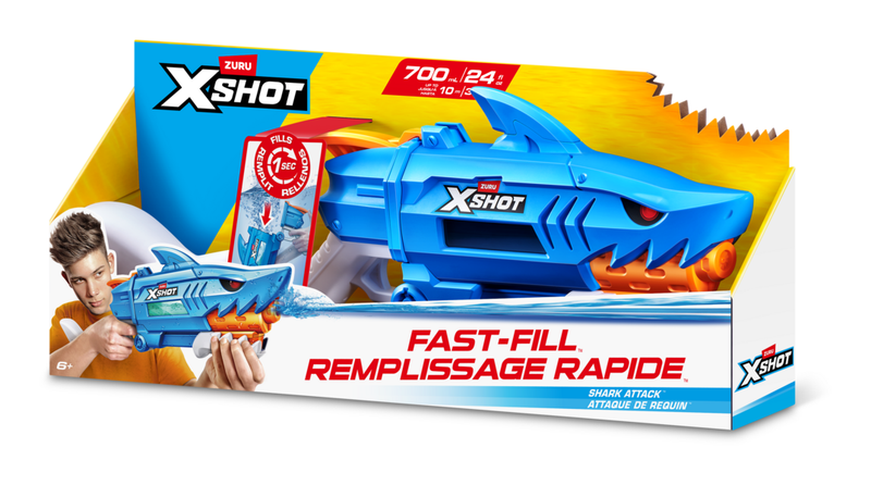 XSHOT Water Shark Attack Fast-Fill Water Blaster - Image