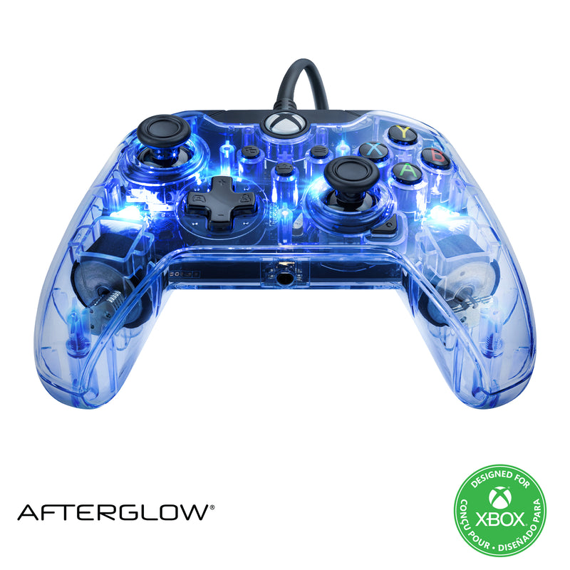 PDP Afterglow Prismatic Wired Controller for Xbox Series X close up detail