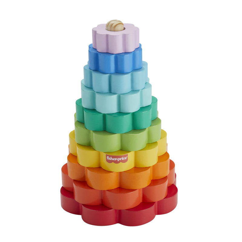 Fisher Price Wooden Ring Stacker - Image