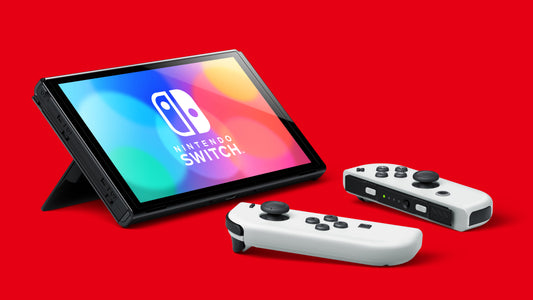 Nintendo Switch OLED Model Console White side angle