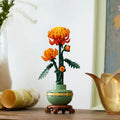 Lego Botanicals 10368 Chrysanthemum Model Set for Adults Ages 18 & Up, close-up detail