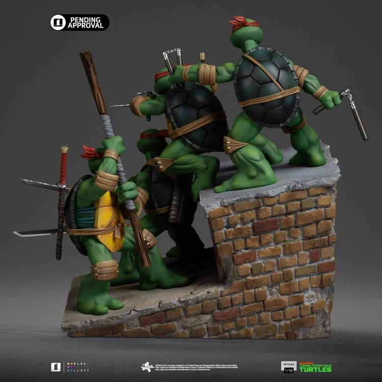 Iron Studios Teenage Mutant Ninja Turtles TMNT Set Deluxe 1/10 Art Scale Statue