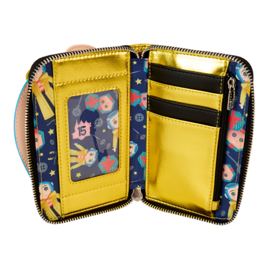 Coraline 15th Anniversary Laika Doll Zip Around Wallet