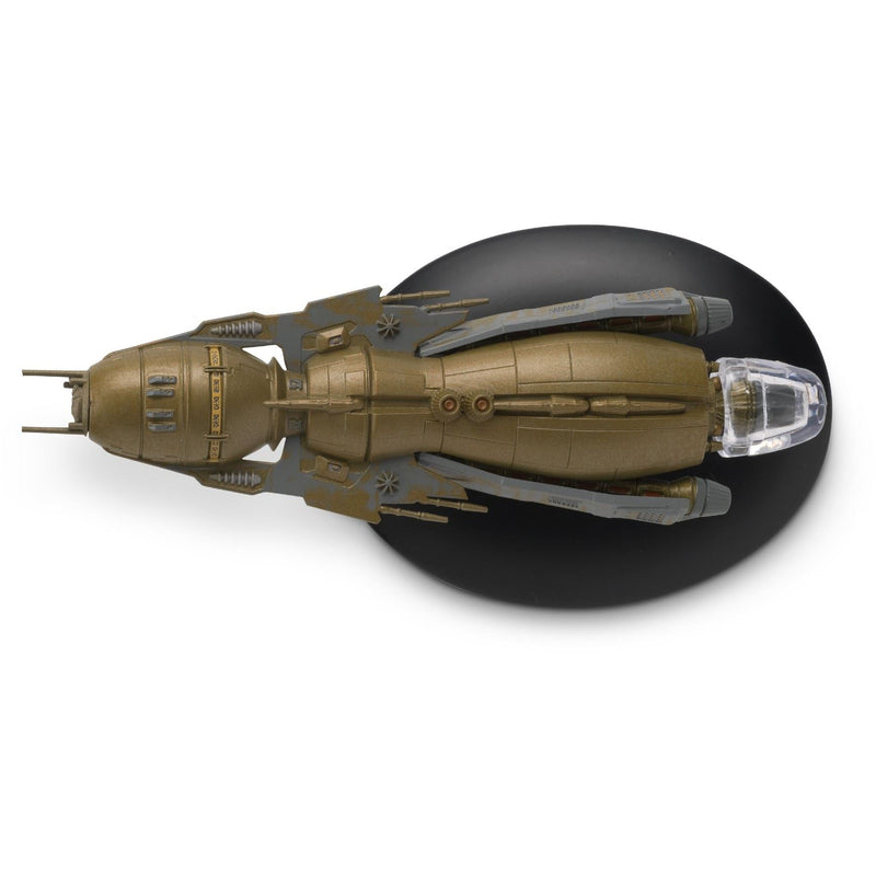 Hirogen Holoship Model Die Cast Ship SSSUK119 (Eaglemoss / Star Trek), rear view